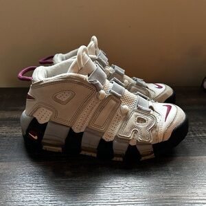 Nike AIR MORE UPTEMPO 'ROSEWOOD WOLF GREY' [DV1137-100] Women’s Size 7